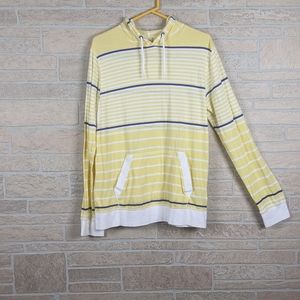 Yellow Striped Hoodie